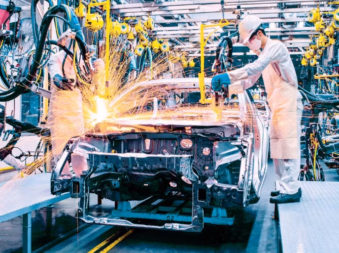 Nền công nghiệp ô tô phát triển mạnh