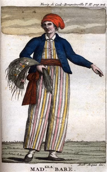 Jeanne Baret cải nam trang trong chuyến thám hiểm khoa học.