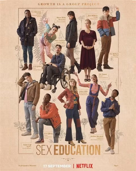 “Sex Education” trở lại mùa 3 trên nền tảng Netflix.
