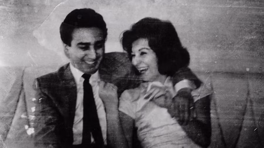 Harry Aleman (trái) và vợ Ruth Aleman.