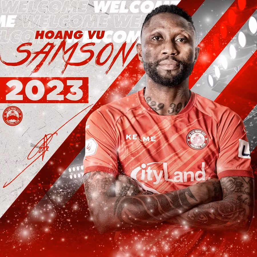Hoàng Vũ Samson đã có 200 bàn thắng tại V.League.