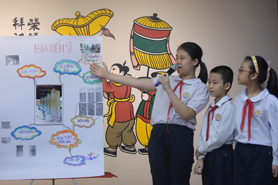 Học sinh Hà Nội hào hứng với giáo dục di sản