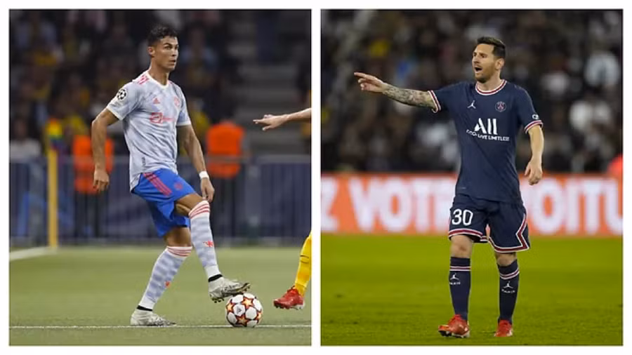 Ronaldo và Messi đều tỏ ra không hài lòng khi bị thay ra.