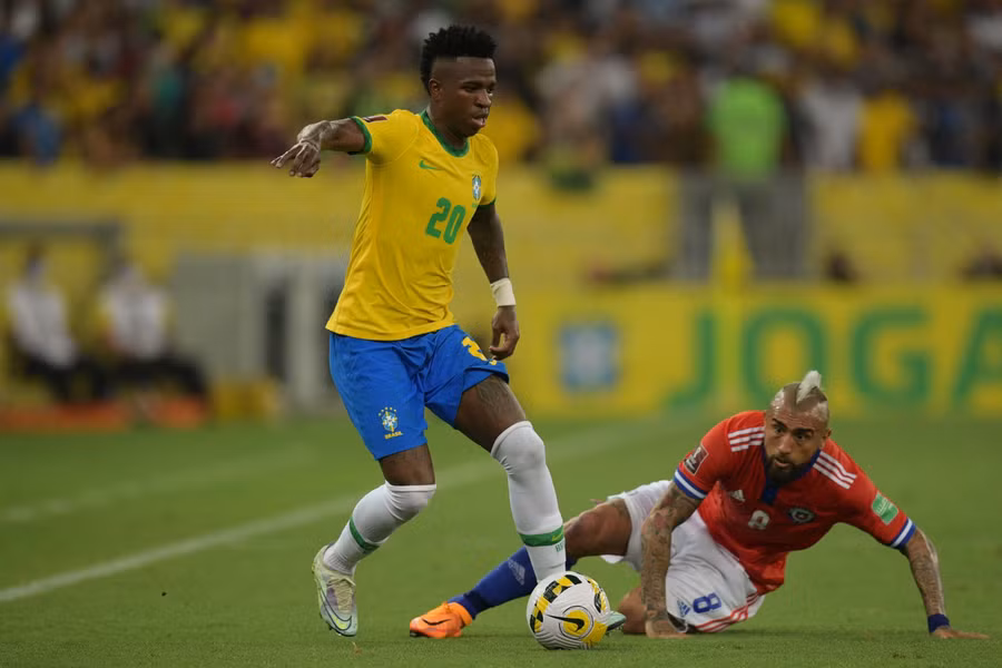 Vinicius được định giá cao nhất của đội tuyển Brazil.