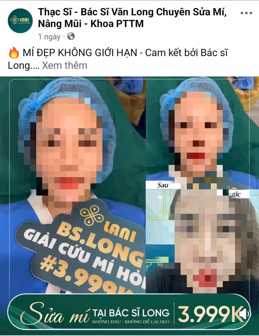 Hà Nội: Thẩm mỹ Lani hoạt động không phép