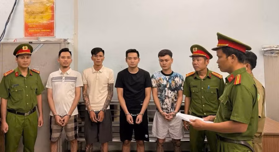 Các đối tượng trong đường dây (Ảnh: Bộ công an).