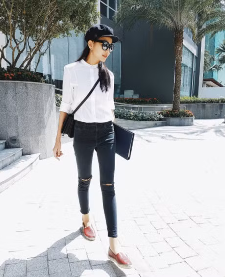 Ha Ho, Ngoc Trinh, Thanh Hang dien street style mua lanh nhu the nao? - Anh 9
