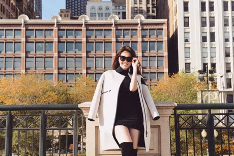 Ha Ho, Ngoc Trinh, Thanh Hang dien street style mua lanh nhu the nao? - Anh 7