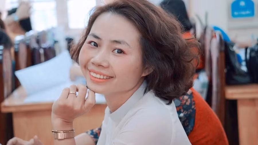 Cô Trần Thị Hội, giáo viên Trường phổ thông liên cấp Olympia.