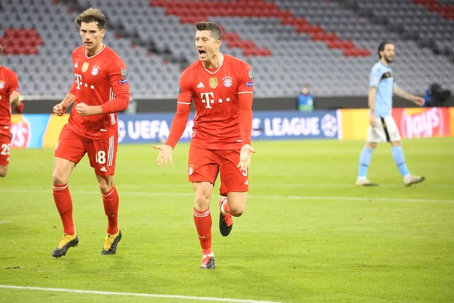 Robert Lewandowski không ngừng ghi bàn cho Bayern Munich.