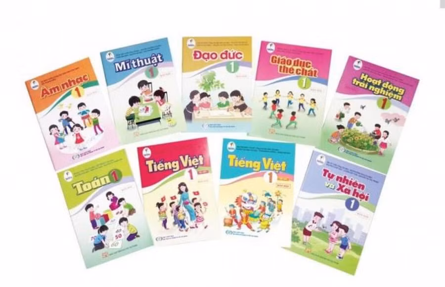 Bộ sách giáo khoa Cánh Diều lớp 1.