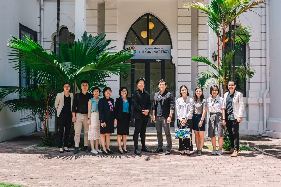 Trường True North và Global Embassy tại cơ sở Trường Mầm non Little Em.