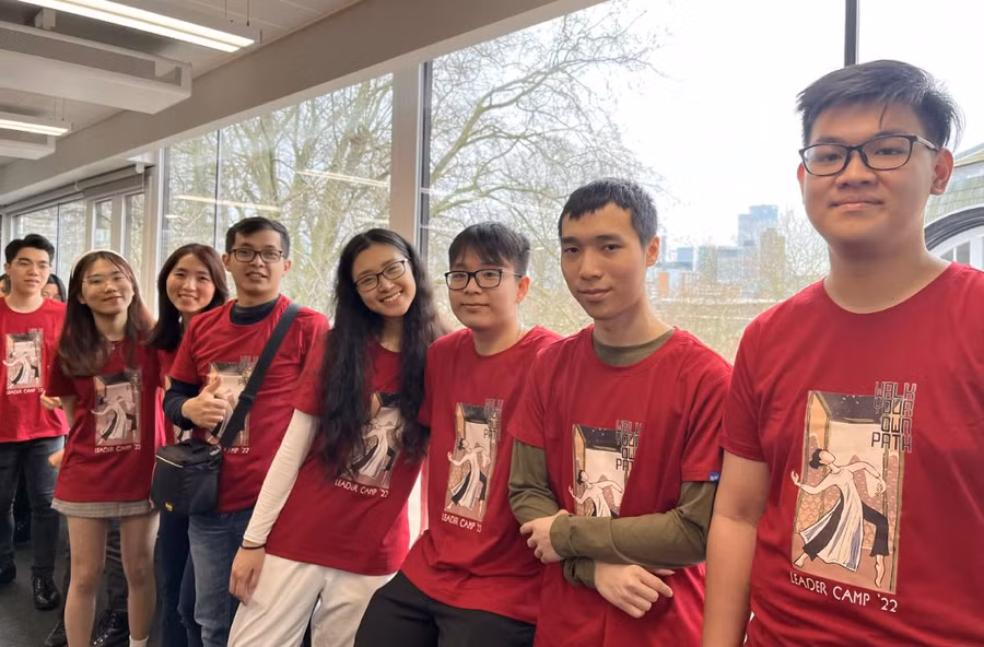 Các bạn tham gia sự kiện Leader Camp 2022 đã có cơ hội gặp gỡ, kết nối với các bạn du học sinh Việt Nam khác tại Anh.