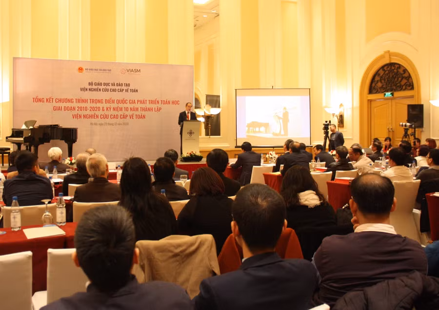 Lễ tổng kết Chương trình trọng điểm quốc gia phát triển Toán học giai đoạn 2010-2020 và kỷ niệm 10 năm thành lập Viện Nghiên cứu cao cấp về Toán
