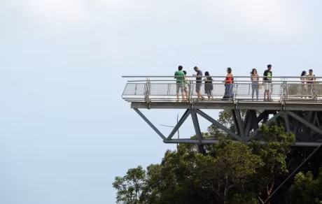 Cay cau bo hanh lo lung giua troi tai Langkawi - Anh 7