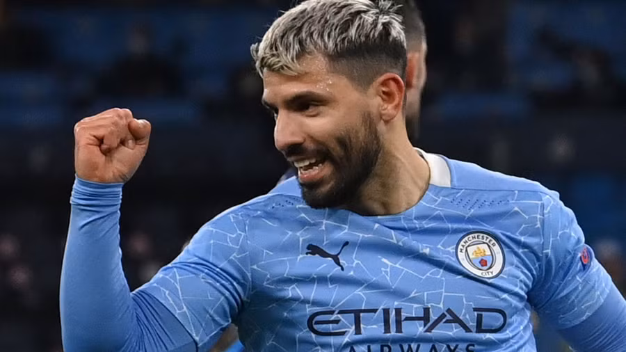 Sergio Aguero đã ghi 9 bàn thắng khi Man City đối đầu với Man Utd kể từ tháng 7/2011.