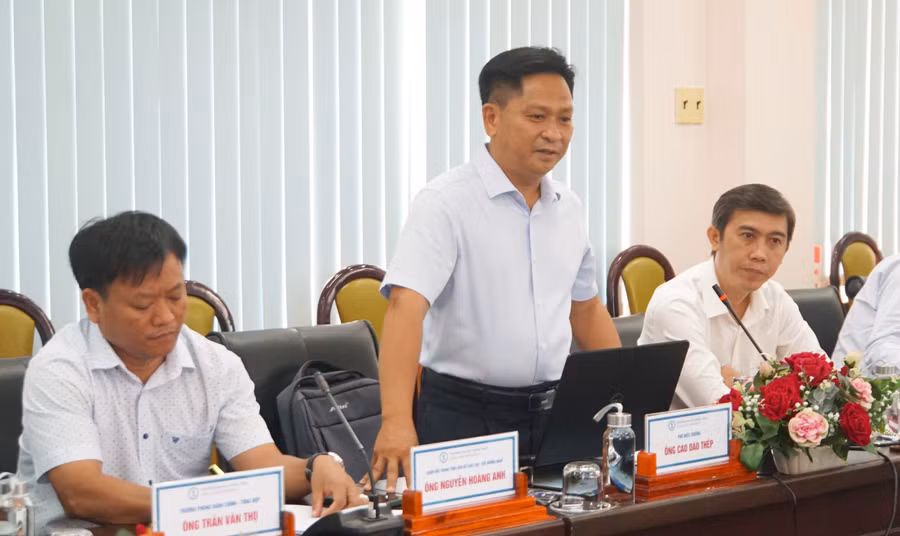 ThS Cao Dao Thép - Phó Hiệu trưởng trường ĐH Đồng Tháp. Ảnh: Mạnh Tùng