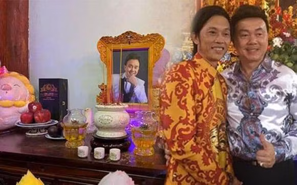 Hoài Linh đặt bàn thờ cố nghệ sĩ Chí Tài tại nhà thờ Tổ.