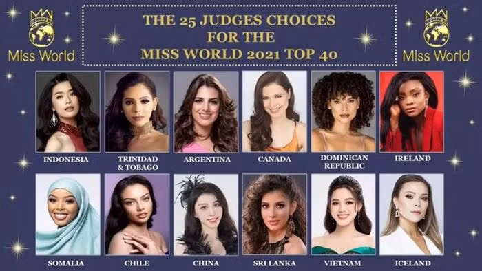 Hoa hậu Đỗ Thị Hà xuất sắc lọt top 40 Miss World.