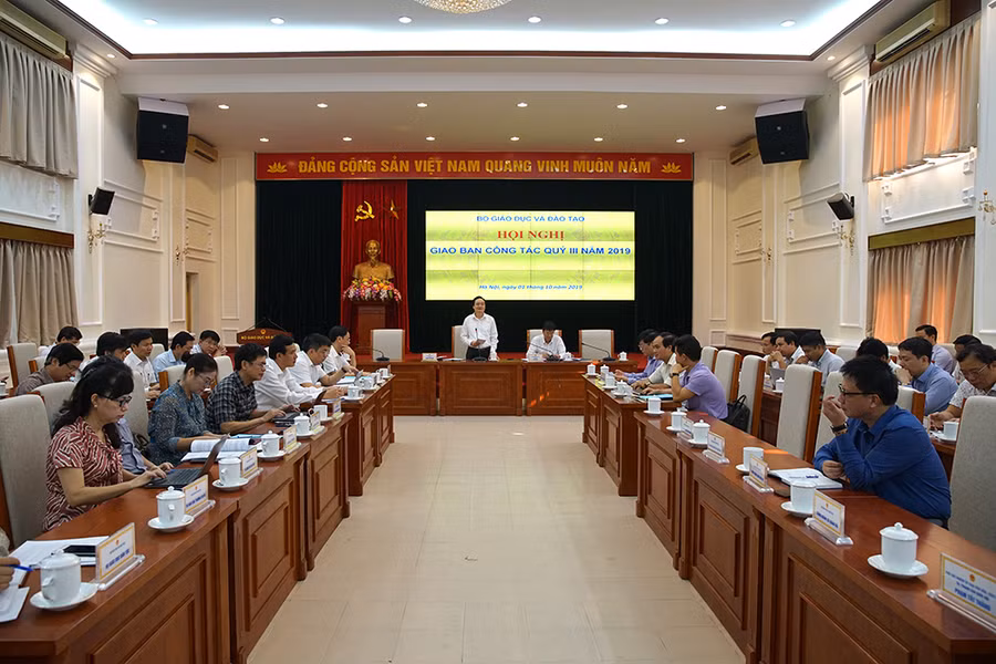Hội nghị giao ban công tác quý III năm 2019 của Bộ GD&ĐT. Hội nghị giao ban công tác quý III năm 2019 của Bộ GD&ĐT.