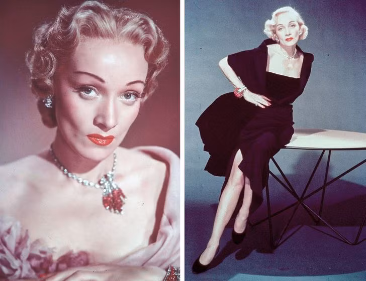 Marlene Dietrich.