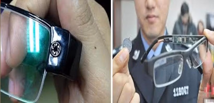 Mắt kính gắn camera siêu nhỏ.