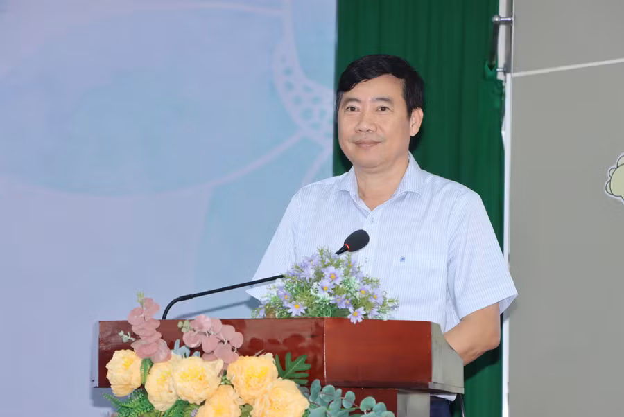Ông Phạm Thiện Nghĩa, Chủ tịch UBND tỉnh Đồng Tháp phát biểu tại buổi Lễ tuyên dương.