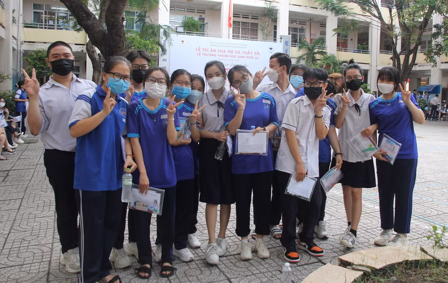 Thí sinh tham gia Kỳ thi tốt nghiệp THPT năm 2022.