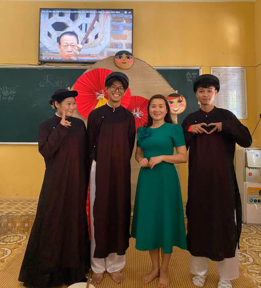 Những tiết Văn sáng tạo của cô Thu và học trò.