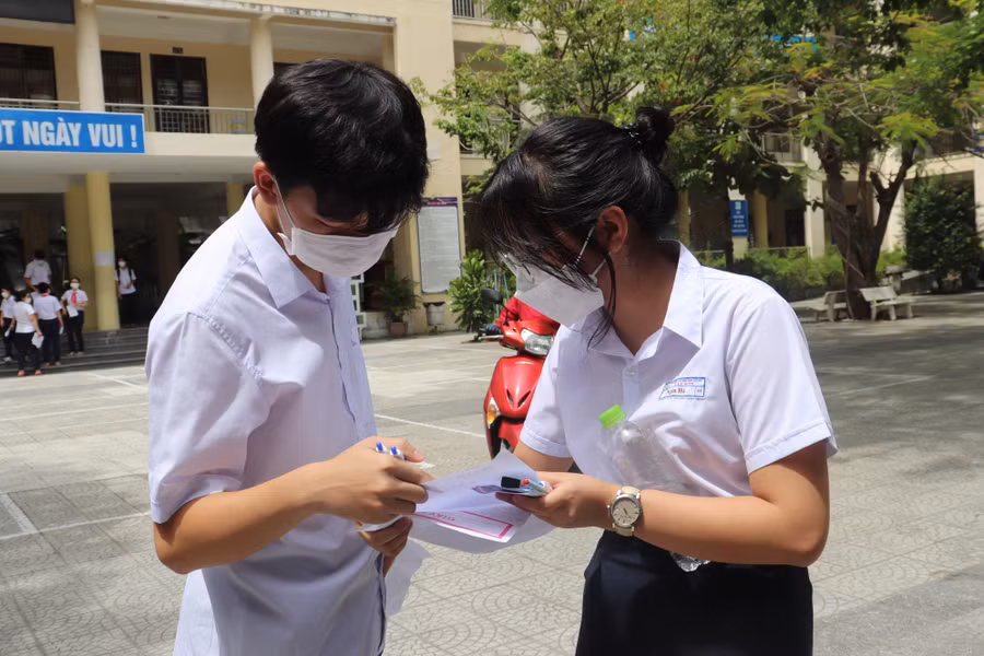 Học sinh Đà Nẵng dự kỳ thi vào lớp 10 THPT công lập.