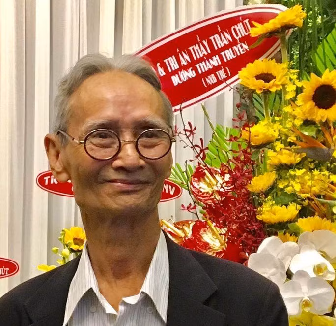 Nhà giáo Ưu tú Trần Chút. Ảnh: FB Trần Lê Hoa Tranh.