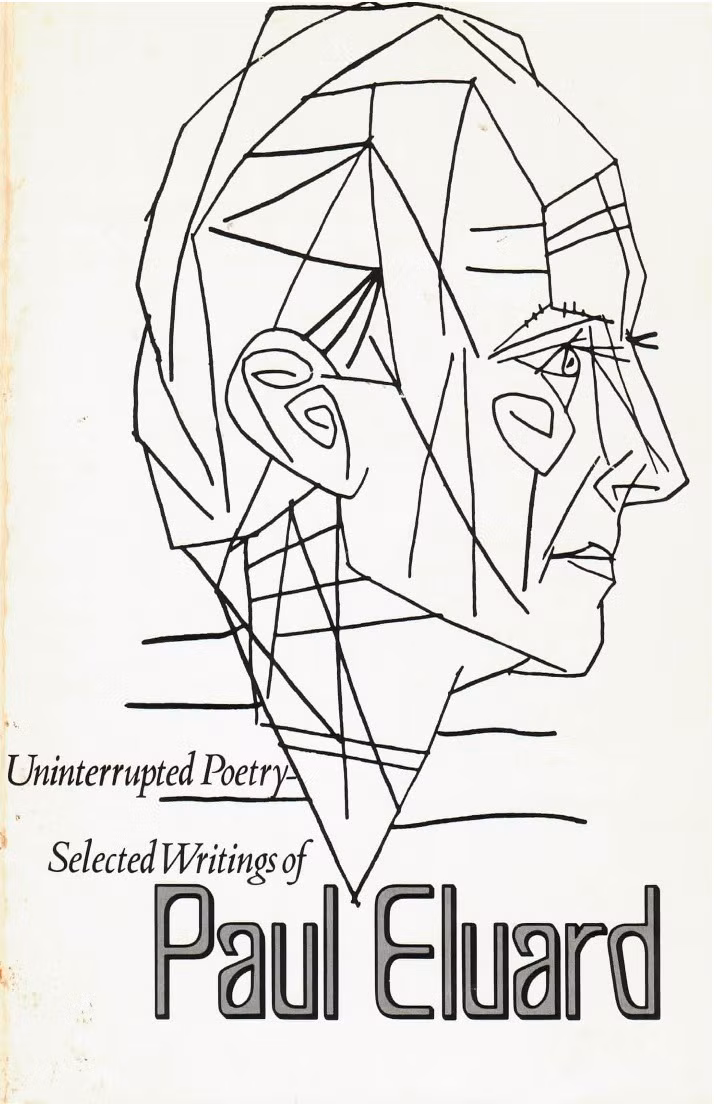 Ký họa chân dung nhà thơ Paul Eluard.