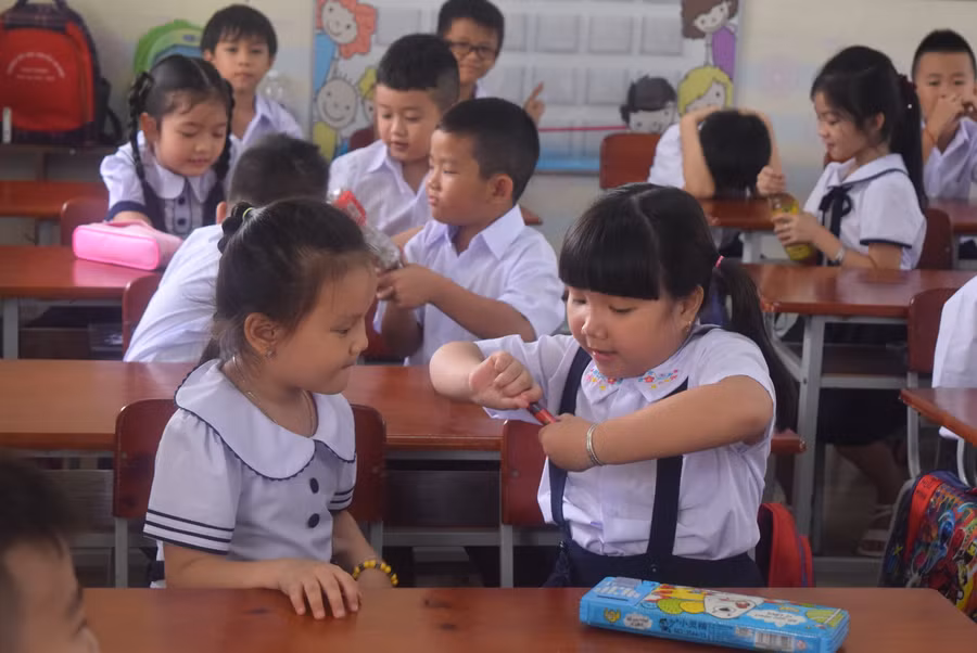 Học sinh tại Đồng Nai tựu trường từ ngày 14/8 vừa qua Học sinh tại Đồng Nai tựu trường từ ngày 14/8 vừa qua