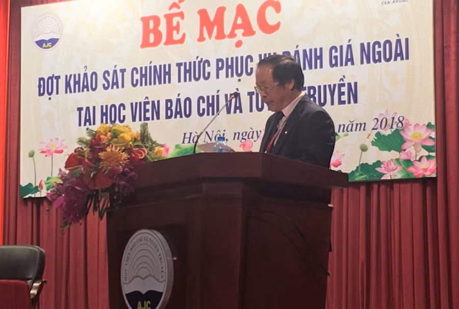 Kết thúc thành công đợt khảo sát chính thức phục vụ đánh giá ngoài Học viện Báo chí và Tuyên truyền ảnh 2
