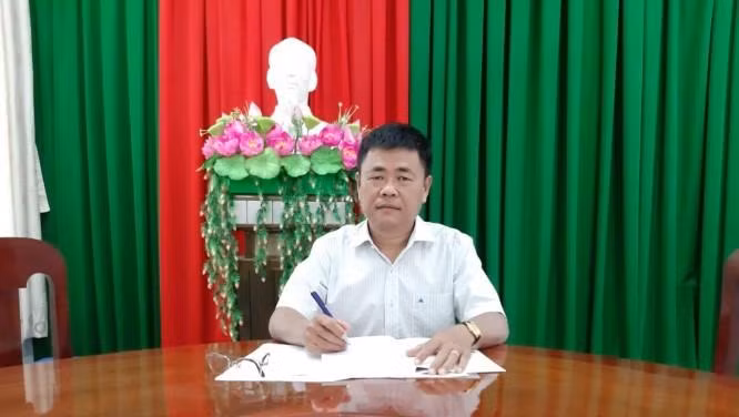 Ông Lê Hoàng Duy Linh, Trưởng phòng GD&ĐT quận Ô Môn, thành phố Cần Thơ
