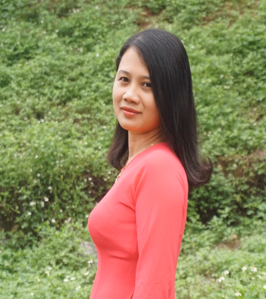 Chân dung cô giáo Đinh Thị Thanh Tuyền.