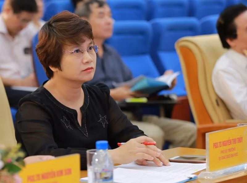 Bà Nguyễn Thu Thủy - Phó Vụ trưởng Vụ Giáo dục ĐH (Bộ GD&ĐT)