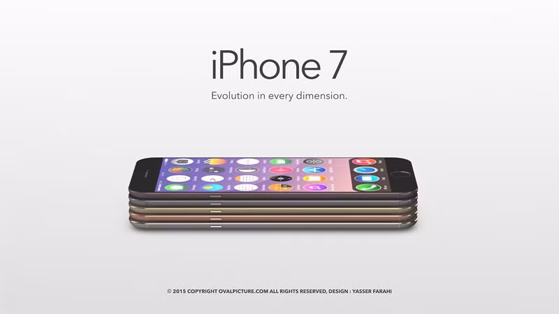 Những mẫu iPhone 7 “tin đồn” đẹp mê hồn