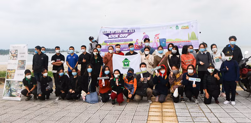 Trạm Eco tổ chức chương trình “Clean up Sơn Trà” vào ngày 14/11.