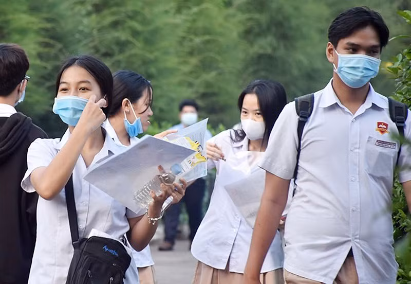 Thí sinh trong Kỳ thi tốt nghiệp THPT năm 2020.