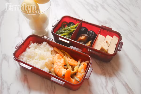 Gợi ý cơm hộp nhanh gọn với nguyên liệu bổ dưỡng chỉ trong ít phút.