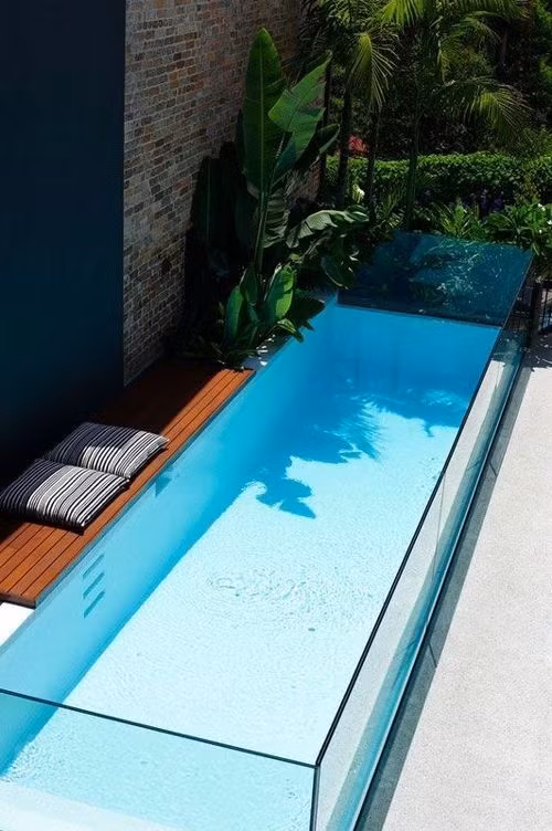 Bể bơi mini cực kỳ tiện nghi cho ngôi nhà có diện tích khiêm tốn