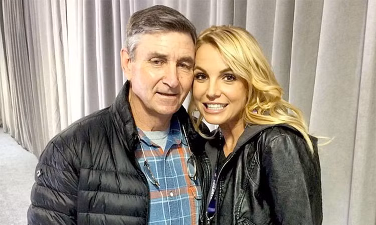 Britney Spears và cha ruột.