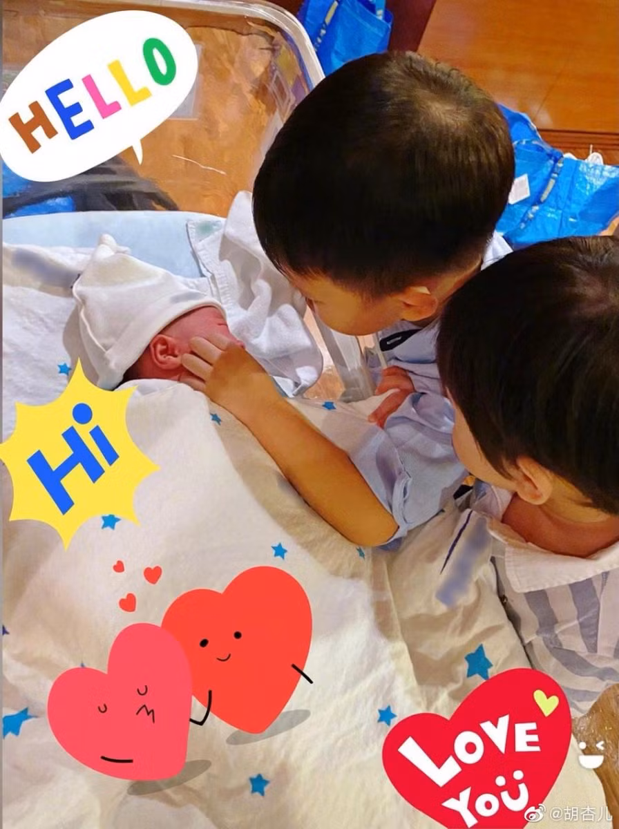 Hồ Hạnh Nhi sinh quý tử thứ 3 ảnh 1