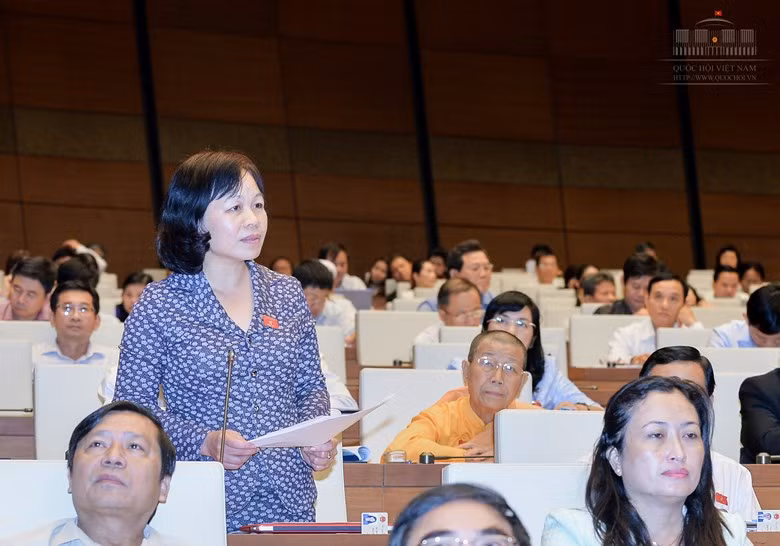 Đại biểu Quốc hội Nguyễn Thị Mai Hoa (Đồng Tháp). Ảnh: Quochoi.vn