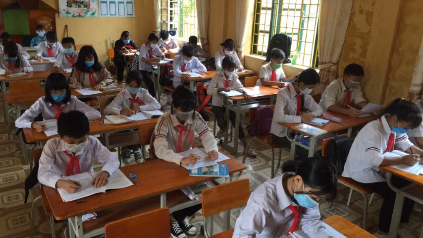 Nhiều phương án dạy học được các trường lên kế hoạch phù hợp với tình hình phòng, chống dịch. Ảnh: NTCC
