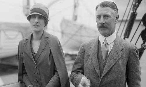 Cecil Chubb và vợ, Mary, trên tàu RMS Aquitania năm 1926. Ảnh: Thư viện Quốc hội Mỹ. VNE-Stonehenge-2-2318-1443521921.jpg