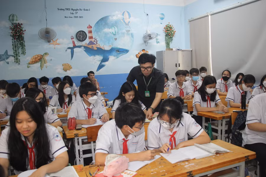 Tiết dạy của thầy Võ Kim Bảo. Tiết dạy của thầy Võ Kim Bảo.