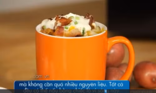 3 món ăn sáng nhanh gọn nấu bằng lò vi sóng