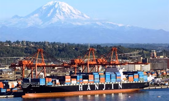 Hanjin Shipping Global là 1 trong 10 hãng tàu lớn nhất thế giới